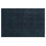 Black 48 in. x 72 in. Recycled Rubber Commercial Door Mat