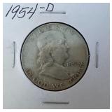 1954-D Franklin Half Dollar