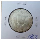 1963 Franklin Half Dollar