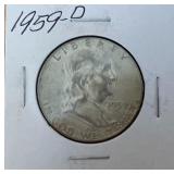 1959-D Franklin Half Dollar