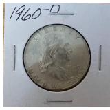 1960-D Franklin Half Dollar