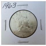1963 Franklin Half Dollar