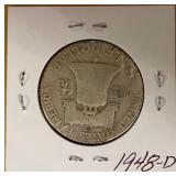 1948-D Franklin Half Dollar
