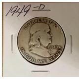1949-D Franklin Half Dollar