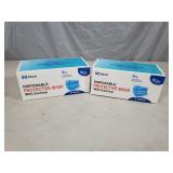 100 New Disposable Masks