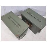 Pair of 50 Cal. US Military Ammo Cans