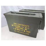 Pair of 30 Cal. US Military Ammo Cans