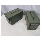 Pair of 50 Cal. US Military Ammo Cans