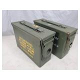 Pair of 30 Cal. US Military Ammo Cans