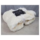 New Amy Miller Home Wild Fur Throw Blanket