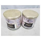 2 New CandleLite Woodwick Candles