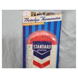 New Standard Station Tin Metal Thermometer
