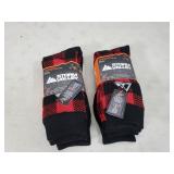2 New Packs of Storm Valley Mens Thermal Boot Socks