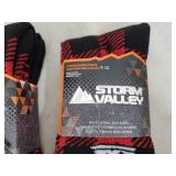 2 New Packs of Storm Valley Mens Thermal Boot Socks