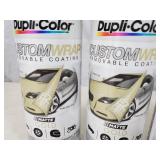 4 New Cans Custom Wrap / Plasti Dip Removable Paint
