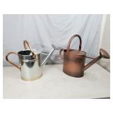 2 New 2 Gallon Metal Watering Cans