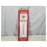 New Texaco Tin Metal Thermometer