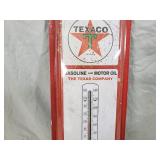 New Texaco Tin Metal Thermometer