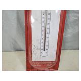 New Texaco Tin Metal Thermometer
