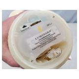 2 Scented Luminara Candles with Remote and Scent Pods