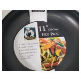 3 New Black Non Stick Fry Pans
