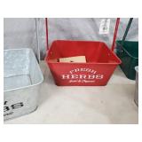 5 New Rustic Farmhouse Herb Caddies with Handles