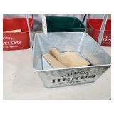 5 New Rustic Farmhouse Herb Caddies with Handles