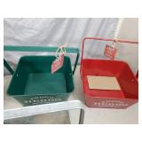 5 New Rustic Farmhouse Herb Caddies with Handles