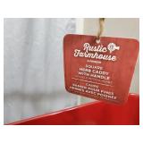 5 New Rustic Farmhouse Herb Caddies with Handles