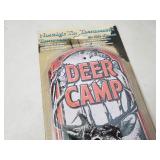 New Deer Camp Metal Thermometer