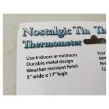 New Deer Camp Metal Thermometer
