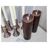 8 Luminara Flameless Candles