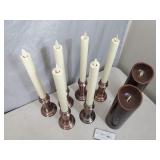 8 Luminara Flameless Candles