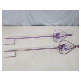 2 New Solar Light Garden Decorations