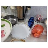Large Lot of Kitchen Items, China, Silverware, Etc