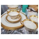 Large Lot of Kitchen Items, China, Silverware, Etc