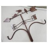 New Panacea Weathervane with Double Shepherd Hooks