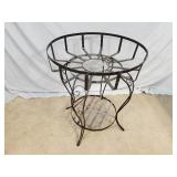 New Recycled Metal Large Plant Stand / Garden Decoration