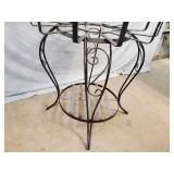 New Recycled Metal Large Plant Stand / Garden Decoration