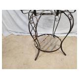 New Recycled Metal Large Plant Stand / Garden Decoration
