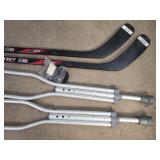 New Hockey Sticks, Crutches
