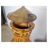 Brand New Chiminea Fire Pit with Stand and Cap