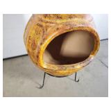 Brand New Chiminea Fire Pit with Stand and Cap