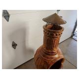 Brand New Chiminea Fire Pit with Stand and Cap