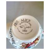 Alice in Wonderland Tea Pot and Hot Pad