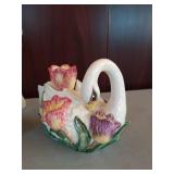 Fitz and Floyd- Swan Candlestick Holders