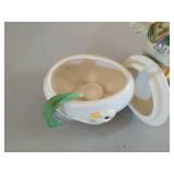 Fitz and Floyd Classics- Duck and Egg Sugar and Creamer Set