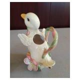 Fitz and Floyd Classics- Duck and Egg Sugar and Creamer Set
