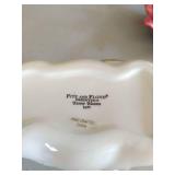 Fitz and Floyd Essentials- Oval Bunny Trinket Box with Lid