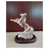 Princess House Exclusive- Crystal Horse with Base